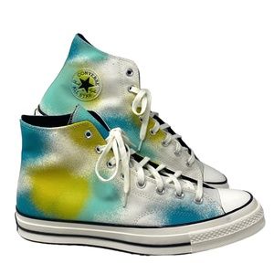 Converse Chuck 70 Shoes Canvas For Men Skate Sneaker Egret Teal High Top A03432C